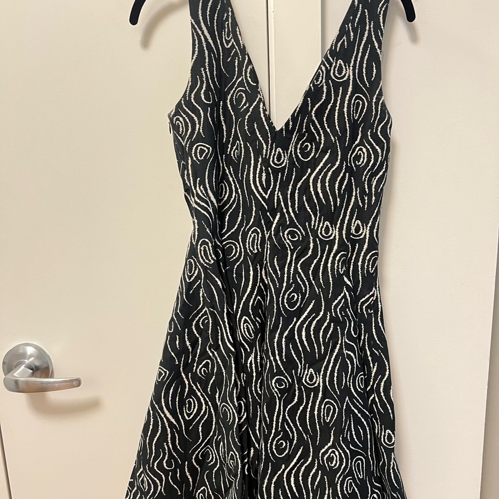 Opening Ceremony Black and White Backless Dress